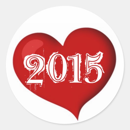 Happy New Year Customizable Sticker (Voorkant)