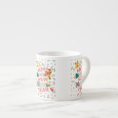 Happy new year espresso kop (Voorkant rechts)