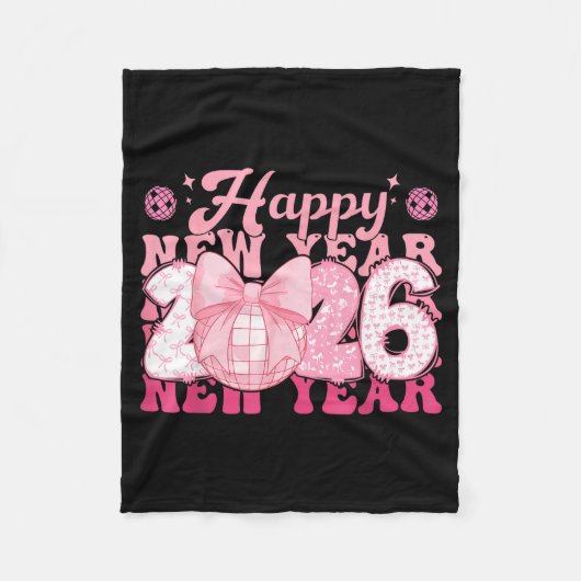 Happy New Year Eve 2026 Party Family Matching Men Fleece Deken (Voorkant)