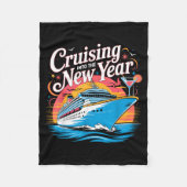 Happy New Year Family Cruise Matching Celebration Fleece Deken (Voorkant)