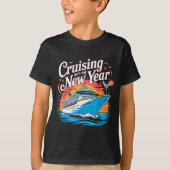 Happy New Year Family Cruise Matching Celebration T-shirt (Voorkant)