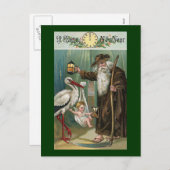 Happy New Year  Feestdagenkaart (Voorkant / Achterkant)