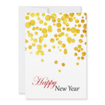 Happy New Year-fotokaart | Lucky Gold Coins