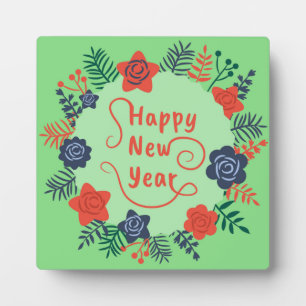 HAPPY NEW YEAR FOTOPLAAT