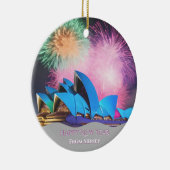 Happy New Year from Sidney Customizable Ornament (Rechts)