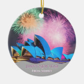 Happy New Year from Sidney Customizable Ornament (Voorkant)