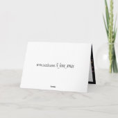 Happy New Year Glassy Red-tekst Feestdagen Kaart (Achterkant)