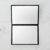 Happy New Year Glassy Red-tekst Feestdagen Kaart (Binnen)