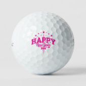 Happy New Year Golfballen (Voorkant)
