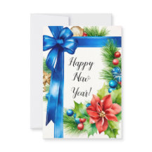 Happy New Year Greeting Card