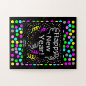 Happy New Year-groetings Puzzle 11 x 14 inch Legpuzzel (Horizontaal)