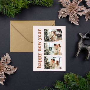 Happy New Year Holiday Card Kaart