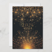 Happy new year holiday elegant Flat Card (Voorkant)