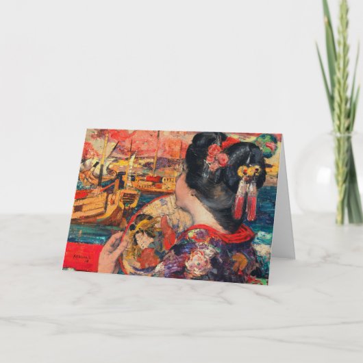 Happy New Year-Japanese language and Text Feestdagen Kaart (Voorkant)