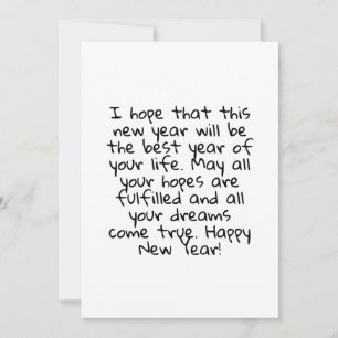 HAPPY NEW YEAR KAART