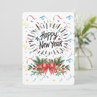 Happy new year kaart