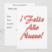 Happy New Year-kaart Kaart (Voorkant / Achterkant)