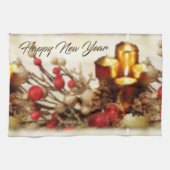 Happy New Year Kitchen Towel Theedoek (Horizontaal)