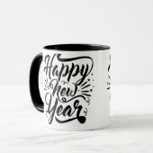 Happy New Year koffie Mok (Voorkant links)