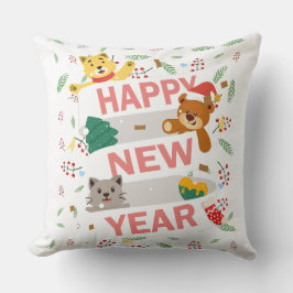 Happy new year kussen