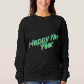 Happy New Year Lettering Sweatshirt (Devant)