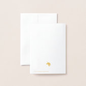 Happy New Year Magical Unicorn Photo Gold Folie Kaarten (Met envelop)