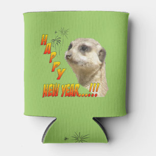 Happy New Year Meerkat Koelbox  Blikjeskoeler