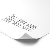 Happy New Year - minimalistic typography poster (Coin)