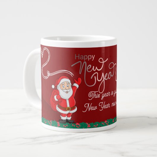 Happy New Year Mug – Premium Celebration Design (Devant gauche)