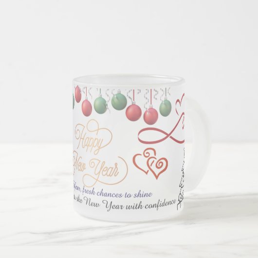 Happy New Year Mug – Premium Celebration design (Devant droit)