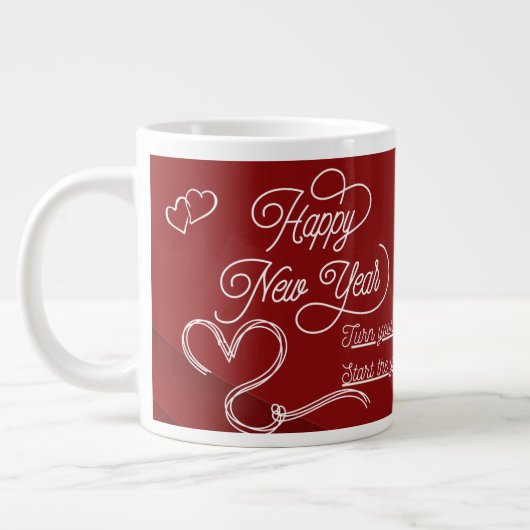 Happy New Year Mug – Premium Celebration Design (Gauche)