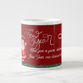 Happy New Year Mug – Premium Celebration Design Extra Grote Beker (Voorkant)
