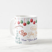 Happy New Year Mug – Premium Celebration design Koffiemok (Voorkant links)