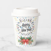 Happy new year papieren bekers (Achterkant)