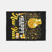 Happy New Year Party 2026 Balloon Family Matching Fleece Deken (Voorkant (Horizontaal))