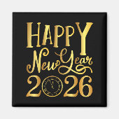 Happy New Year Party 2026 Family Matching Magneet (Voorkant)