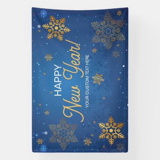 Happy New Year party backdrop Spandoek (Verticaal)