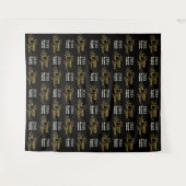 Happy New Year Party Backdrop Step en Herhaal Wandkleed (Voorkant (horizontaal))