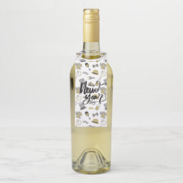 Happy New Year Party Flessenhanger