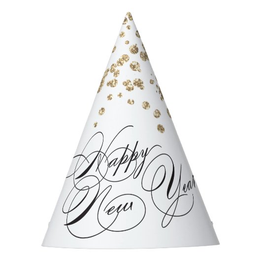 Happy New Year Party Pet Feesthoedjes (Voorkant)