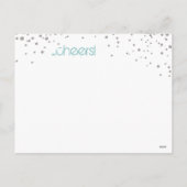 Happy New Year Photo Briefkaart (Achterkant)