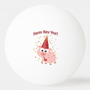 Happy New Year Pig Pingpongballen