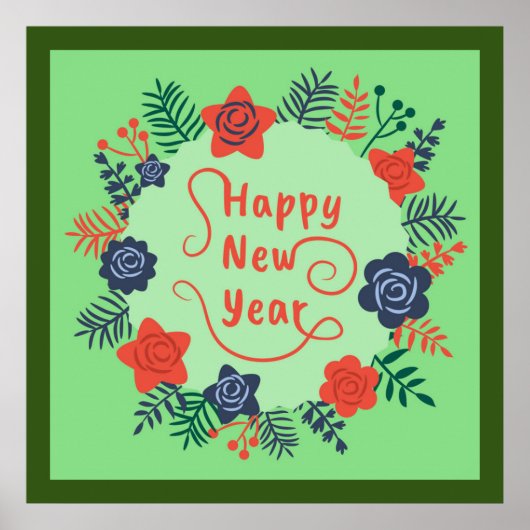 HAPPY NEW YEAR POSTER (Voorkant)