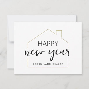Happy New Year Real Estate Kaart