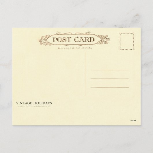 Happy New Year Scroll Feestdagenkaart (Achterkant)