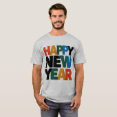 Happy New Year T-shirt (Voorkant volledig)