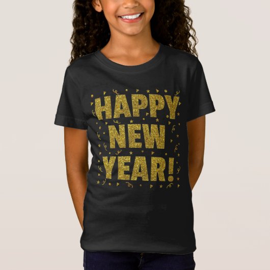Happy New Year T-Shirt (Voorkant)