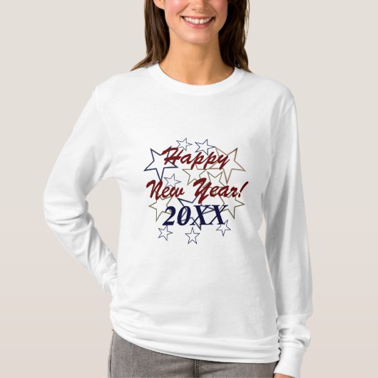 Happy New Year Tshirt (Voorkant)