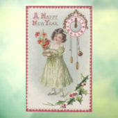 Happy New Year Window Cling Raamsticker (Vel 3)