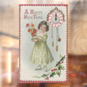 Happy New Year Window Cling Raamsticker (Vel 2)